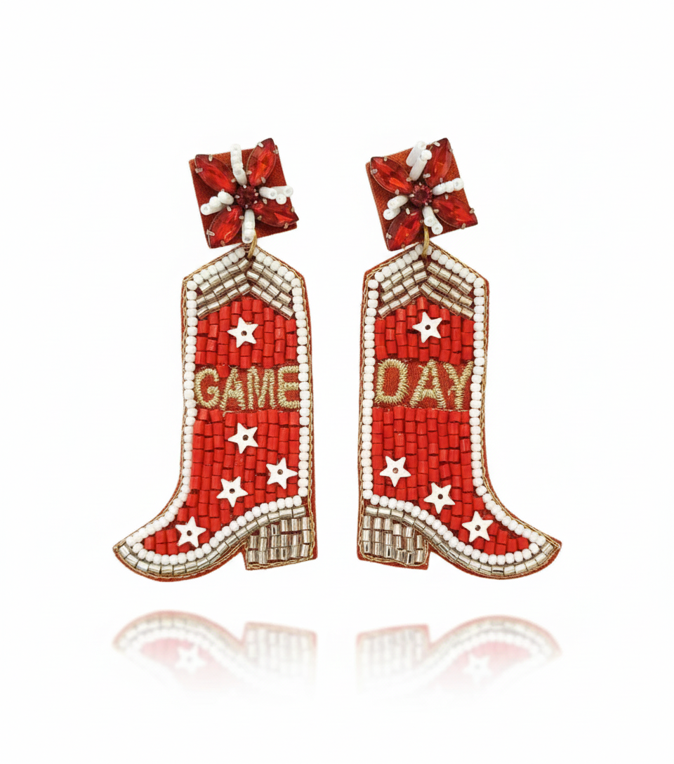 Earings - Gameday Boots