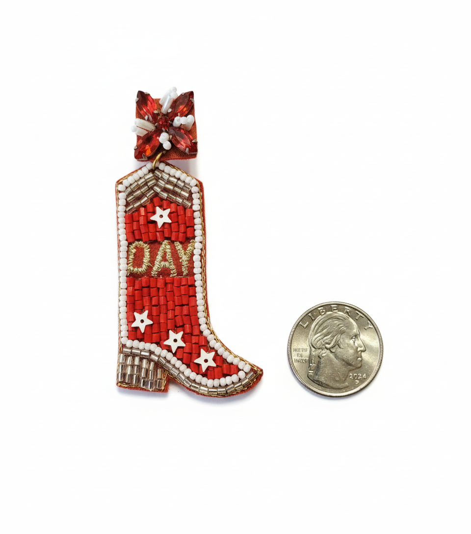 Earings - Gameday Boots