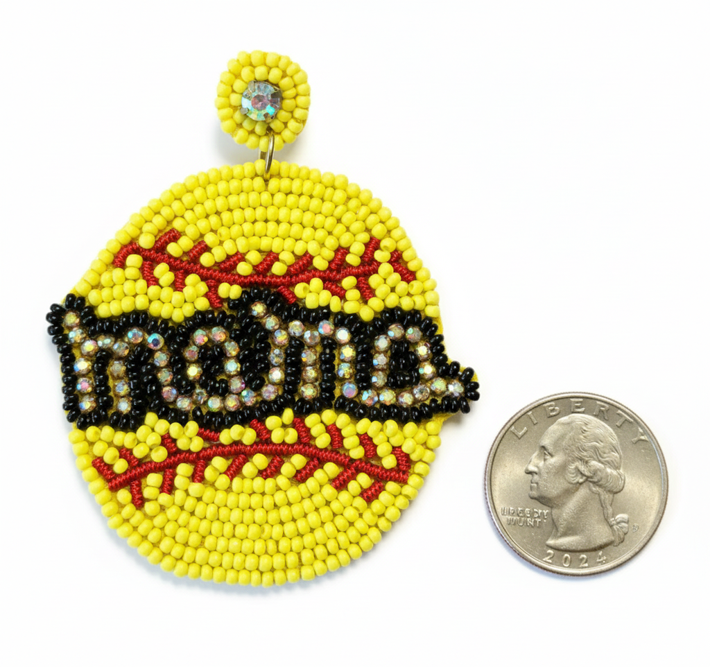 Earings - Mama Baseball