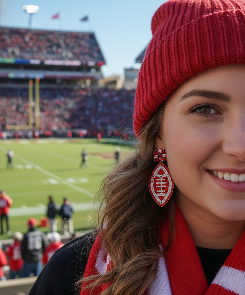 Earings - Football