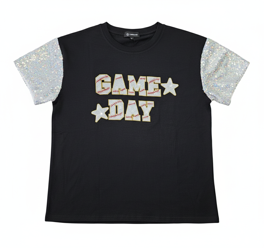 Sequin Game Day T-Shirt