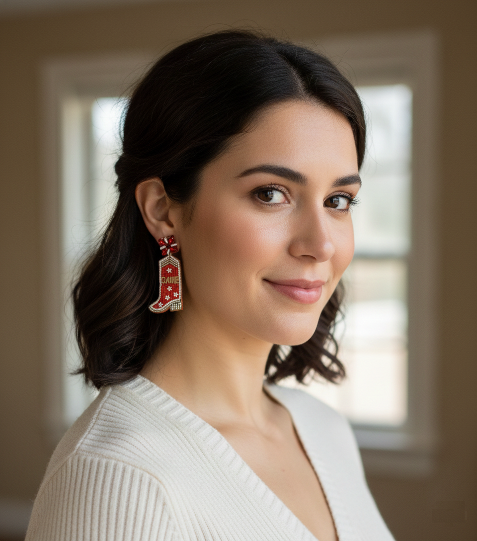 Earings - Gameday Boots