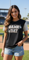 Sequin Game Day T-Shirt
